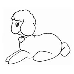 Раскраска: овца (Животные) #11557 - Бесплатные раскраски для печати