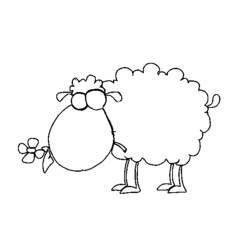 Раскраска: овца (Животные) #11581 - Бесплатные раскраски для печати