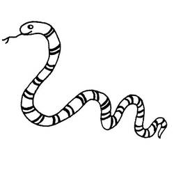 Раскраска: змея (Животные) #14349 - Бесплатные раскраски для печати