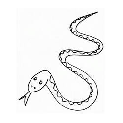 Раскраска: змея (Животные) #14370 - Бесплатные раскраски для печати