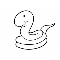 Раскраска: змея (Животные) #14392 - Бесплатные раскраски для печати