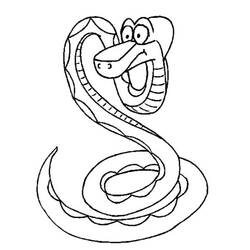 Раскраска: змея (Животные) #14403 - Бесплатные раскраски для печати