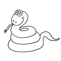 Раскраска: змея (Животные) #14427 - Бесплатные раскраски для печати