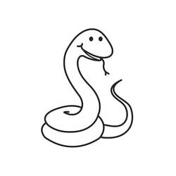 Раскраска: змея (Животные) #14440 - Бесплатные раскраски для печати