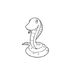 Раскраска: змея (Животные) #14460 - Бесплатные раскраски для печати