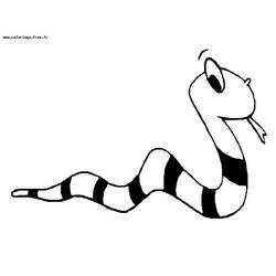Раскраска: змея (Животные) #14479 - Бесплатные раскраски для печати
