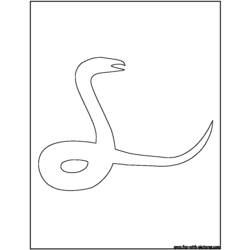 Раскраска: змея (Животные) #14531 - Бесплатные раскраски для печати