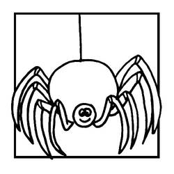 Раскраска: паук (Животные) #665 - Бесплатные раскраски для печати