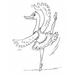 Раскраска: лебедь (Животные) #5005 - Бесплатные раскраски для печати