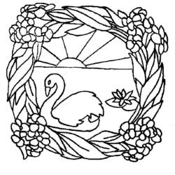Раскраска: лебедь (Животные) #5028 - Бесплатные раскраски для печати