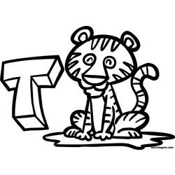 Раскраска: Tigris (Животные) #13609 - Бесплатные раскраски для печати