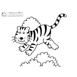 Раскраска: Tigris (Животные) #13661 - Бесплатные раскраски для печати