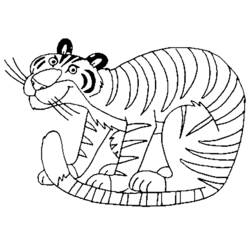 Раскраска: Tigris (Животные) #13693 - Бесплатные раскраски для печати
