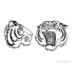 Раскраска: Tigris (Животные) #13697 - Бесплатные раскраски для печати