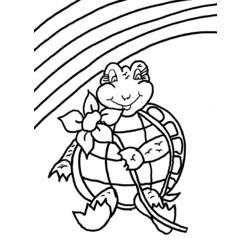 Раскраска: черепаха (Животные) #13463 - Бесплатные раскраски для печати