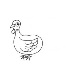 Раскраска: индейка (Животные) #5459 - Бесплатные раскраски для печати