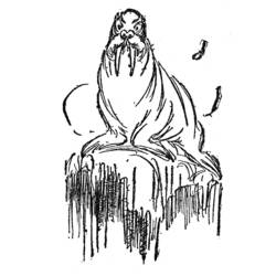 Раскраска: морж (Животные) #16630 - Бесплатные раскраски для печати