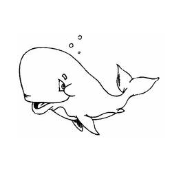 Раскраска: кит (Животные) #871 - Бесплатные раскраски для печати