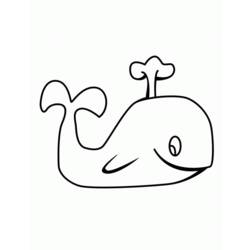 Раскраска: кит (Животные) #873 - Бесплатные раскраски для печати