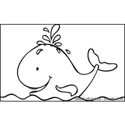 Раскраска: кит (Животные) #897 - Бесплатные раскраски для печати