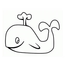 Раскраска: кит (Животные) #947 - Бесплатные раскраски для печати