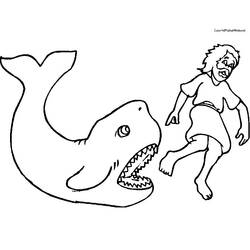 Раскраска: кит (Животные) #956 - Бесплатные раскраски для печати