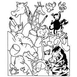 Раскраска: Дикие животные / джунгли (Животные) #21080 - Бесплатные раскраски для печати