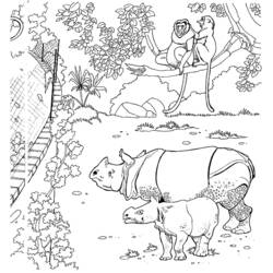 Раскраска: Дикие животные / джунгли (Животные) #21136 - Бесплатные раскраски для печати