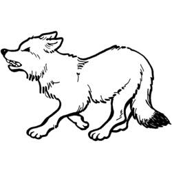 Раскраска: волк (Животные) #10475 - Бесплатные раскраски для печати