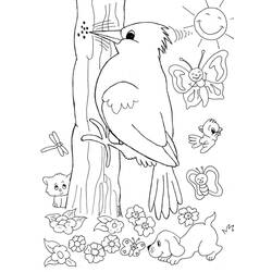 Раскраска: Зеленый пик (Животные) #16677 - Бесплатные раскраски для печати