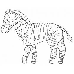 Раскраска: зебра (Животные) #12988 - Бесплатные раскраски для печати