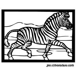 Раскраска: зебра (Животные) #13052 - Бесплатные раскраски для печати