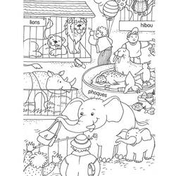 Раскраска: зоопарк (Животные) #12638 - Бесплатные раскраски для печати