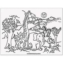 Раскраска: зоопарк (Животные) #12660 - Бесплатные раскраски для печати