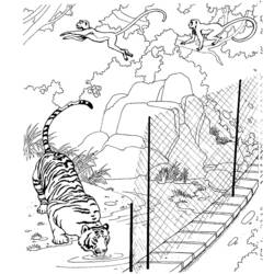 Раскраска: зоопарк (Животные) #12712 - Бесплатные раскраски для печати