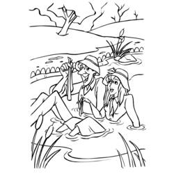 Раскраска: 101 далматинец (Анимационные фильмы) #129241 - Бесплатные раскраски для печати
