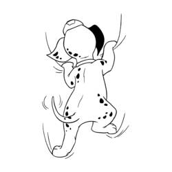 Раскраска: 101 далматинец (Анимационные фильмы) #129380 - Бесплатные раскраски для печати