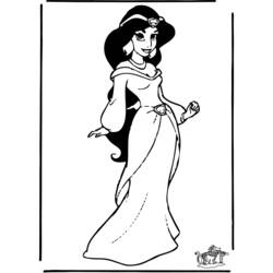 Раскраска: Aladdin (Анимационные фильмы) #127587 - Бесплатные раскраски для печати