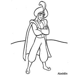 Раскраска: Aladdin (Анимационные фильмы) #127682 - Бесплатные раскраски для печати