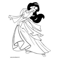 Раскраска: Aladdin (Анимационные фильмы) #127689 - Бесплатные раскраски для печати