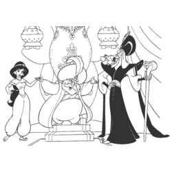 Раскраска: Aladdin (Анимационные фильмы) #127813 - Бесплатные раскраски для печати