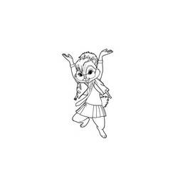 Раскраска: Элвин и бурундуки (Анимационные фильмы) #128470 - Бесплатные раскраски для печати