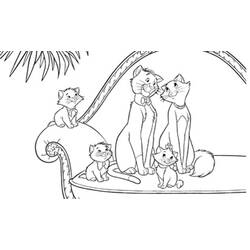 Раскраска: Aristocats (Анимационные фильмы) #26869 - Бесплатные раскраски для печати
