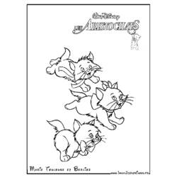 Раскраска: Aristocats (Анимационные фильмы) #26903 - Бесплатные раскраски для печати
