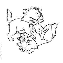 Раскраска: Aristocats (Анимационные фильмы) #26909 - Бесплатные раскраски для печати