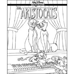 Раскраска: Aristocats (Анимационные фильмы) #26962 - Бесплатные раскраски для печати