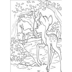 Раскраска: Bambi (Анимационные фильмы) #128691 - Бесплатные раскраски для печати