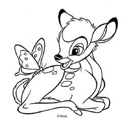Раскраска: Bambi (Анимационные фильмы) #128694 - Бесплатные раскраски для печати