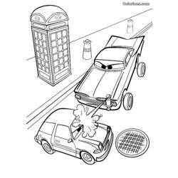 Раскраска: Баньоль (Автомобили) (Анимационные фильмы) #132601 - Бесплатные раскраски для печати