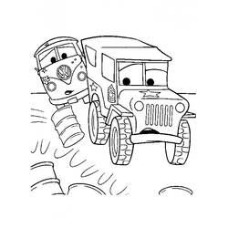 Раскраска: Баньоль (Автомобили) (Анимационные фильмы) #132628 - Бесплатные раскраски для печати